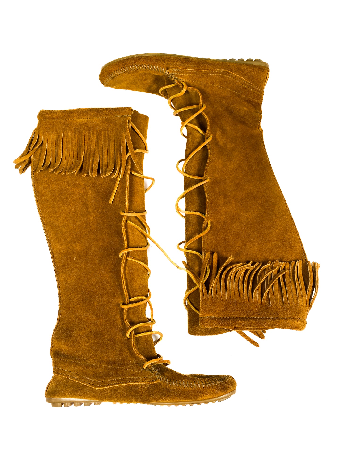 Minnetonka Suede Boots with Fringe