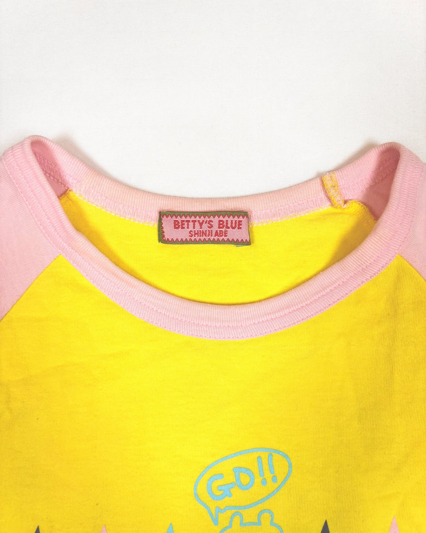 Betty's Blue Yellow Pink Star Baby Tee