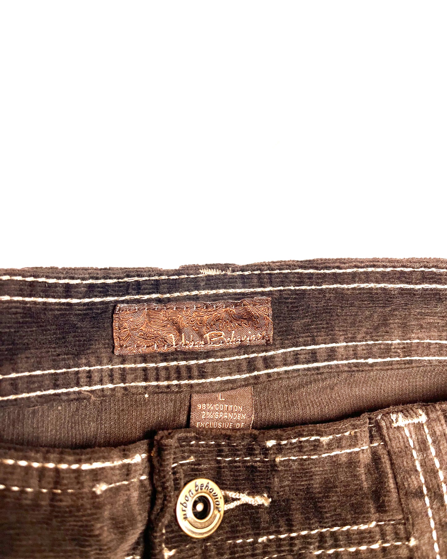 Urban Behavior Corduroy Brown Skirt