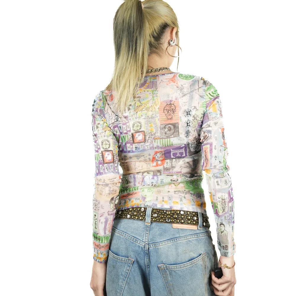 Vintage Mesh "Rare" Artist Long-Sleeves