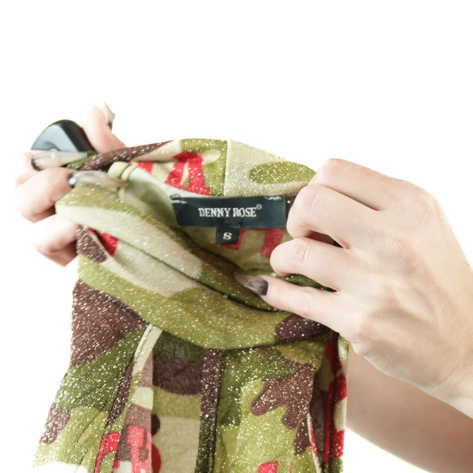 2000s Mock Neck Camo Tank