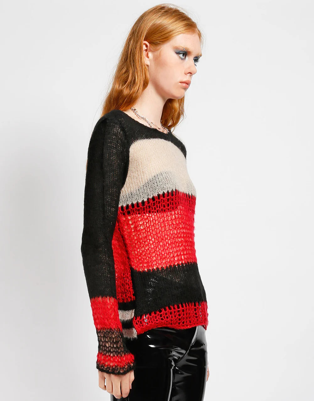 Tripp NYC Punk Stripe Sweater - Rogue