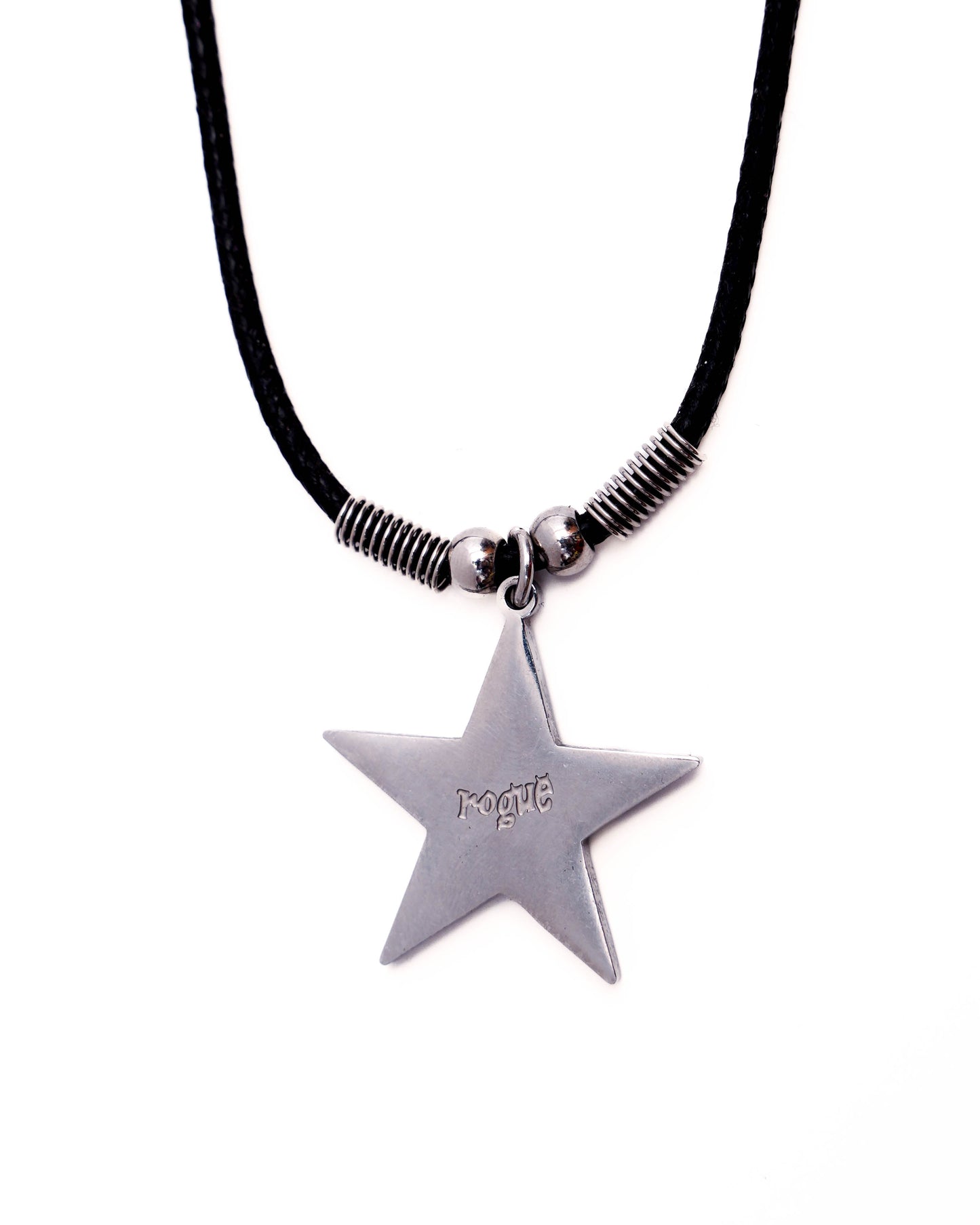 Star Pendant - Leather Cord