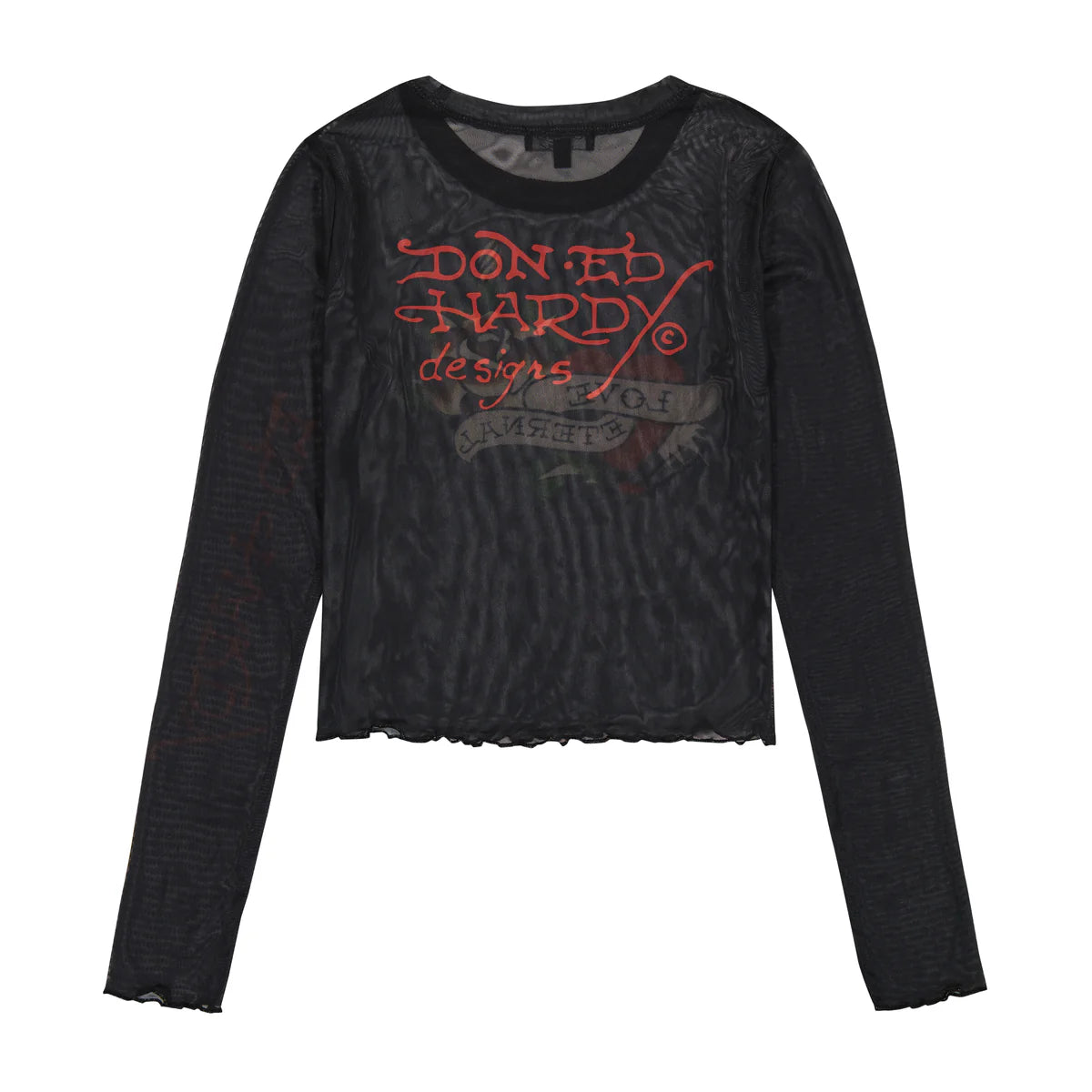 Ed Hardy Mesh Love Eternal Long Sleeve