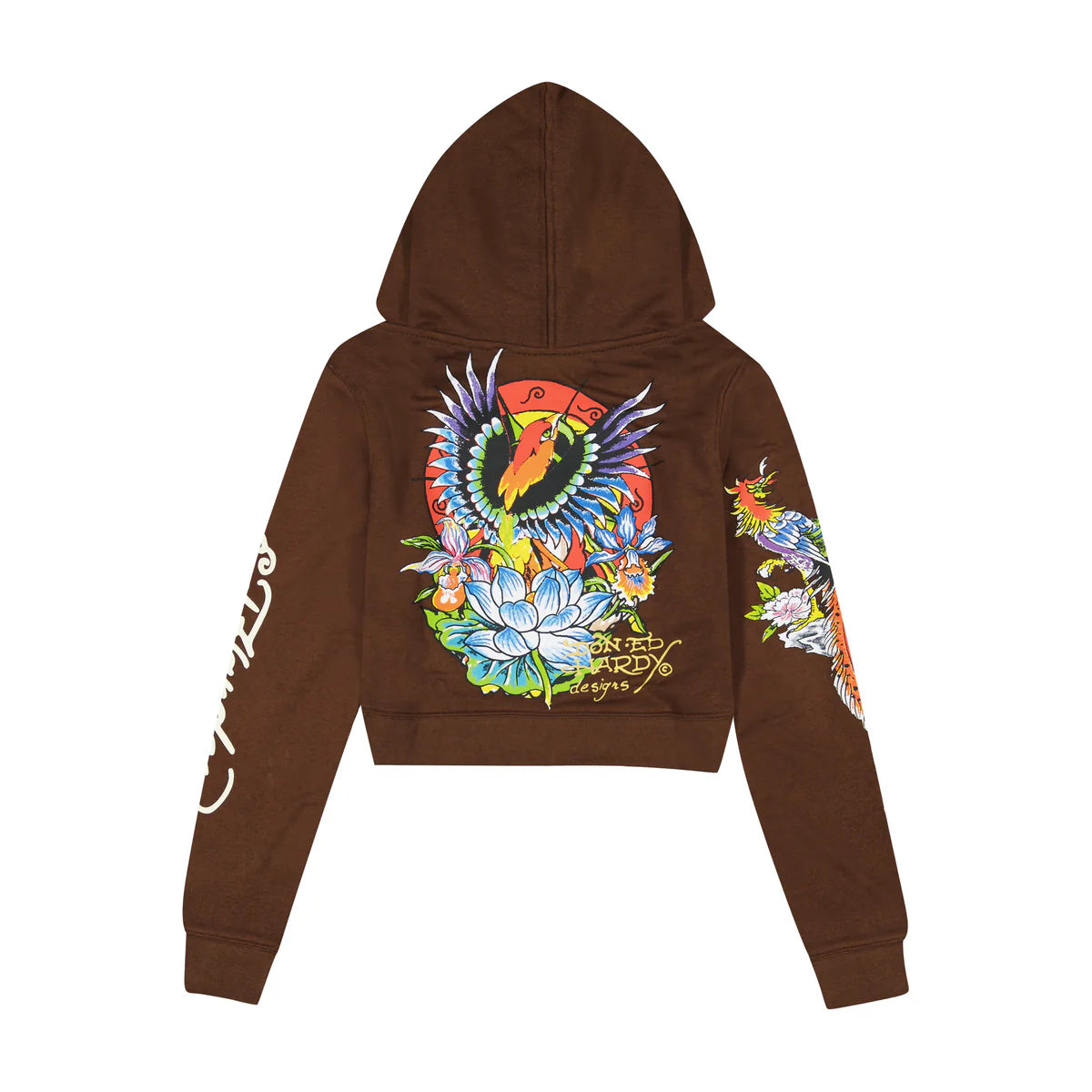 Ed Hardy Phoenix Zip Front Hoodie