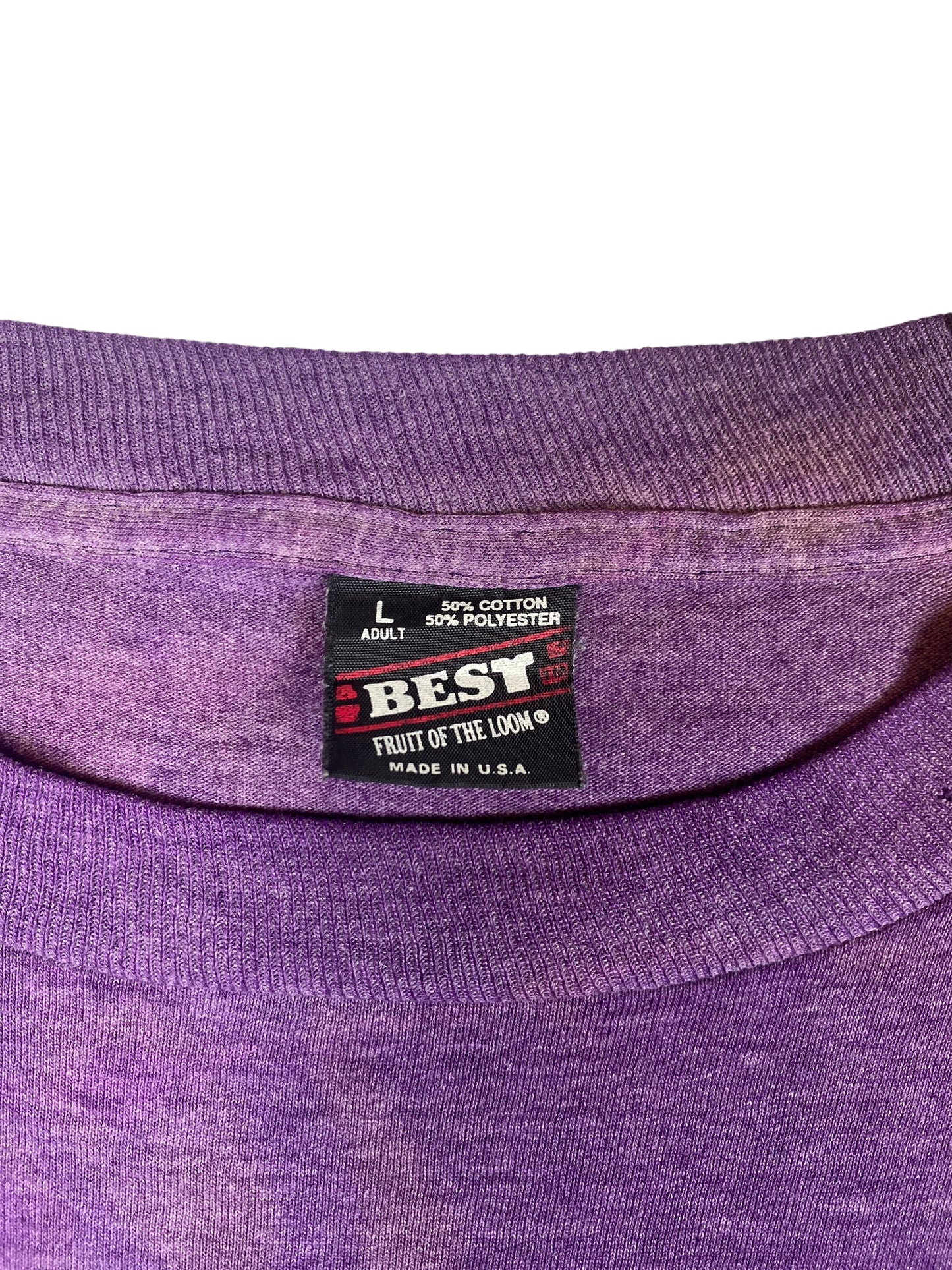 Vintage Purple Blank Tie-Dye Tee