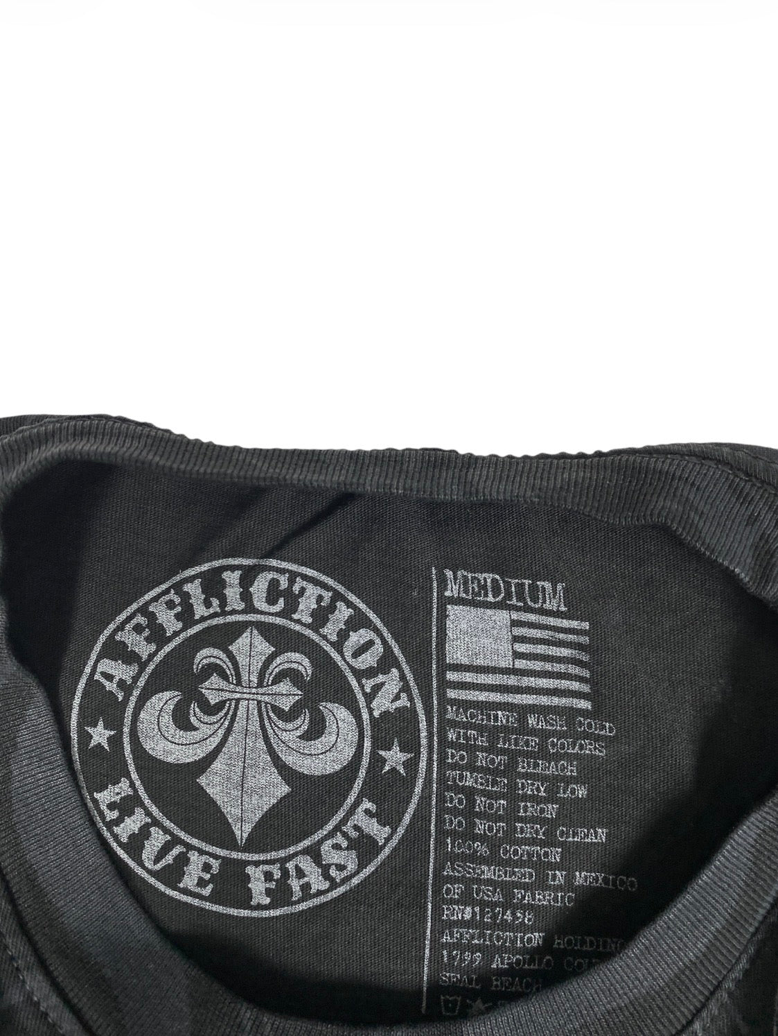 Affliction Charred Martyr Muscle Tank