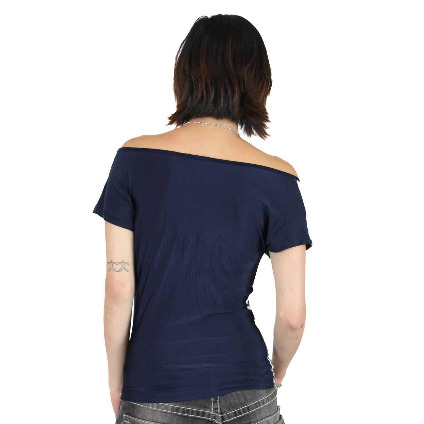 Desigual Off-Shoulder Graphic Rose Top