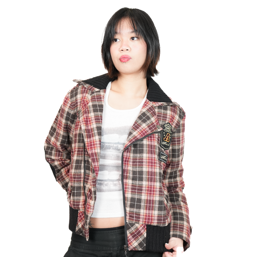 Original 1990s Plaid Akademiks Coat