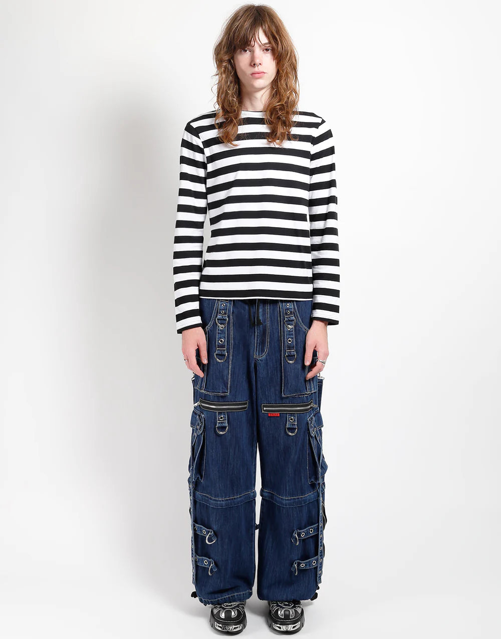 Tripp NYC X-Strap Pant - Dark Blue Denim