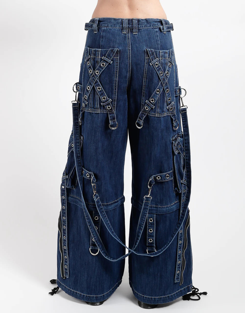 Tripp NYC X-Strap Pant - Dark Blue Denim