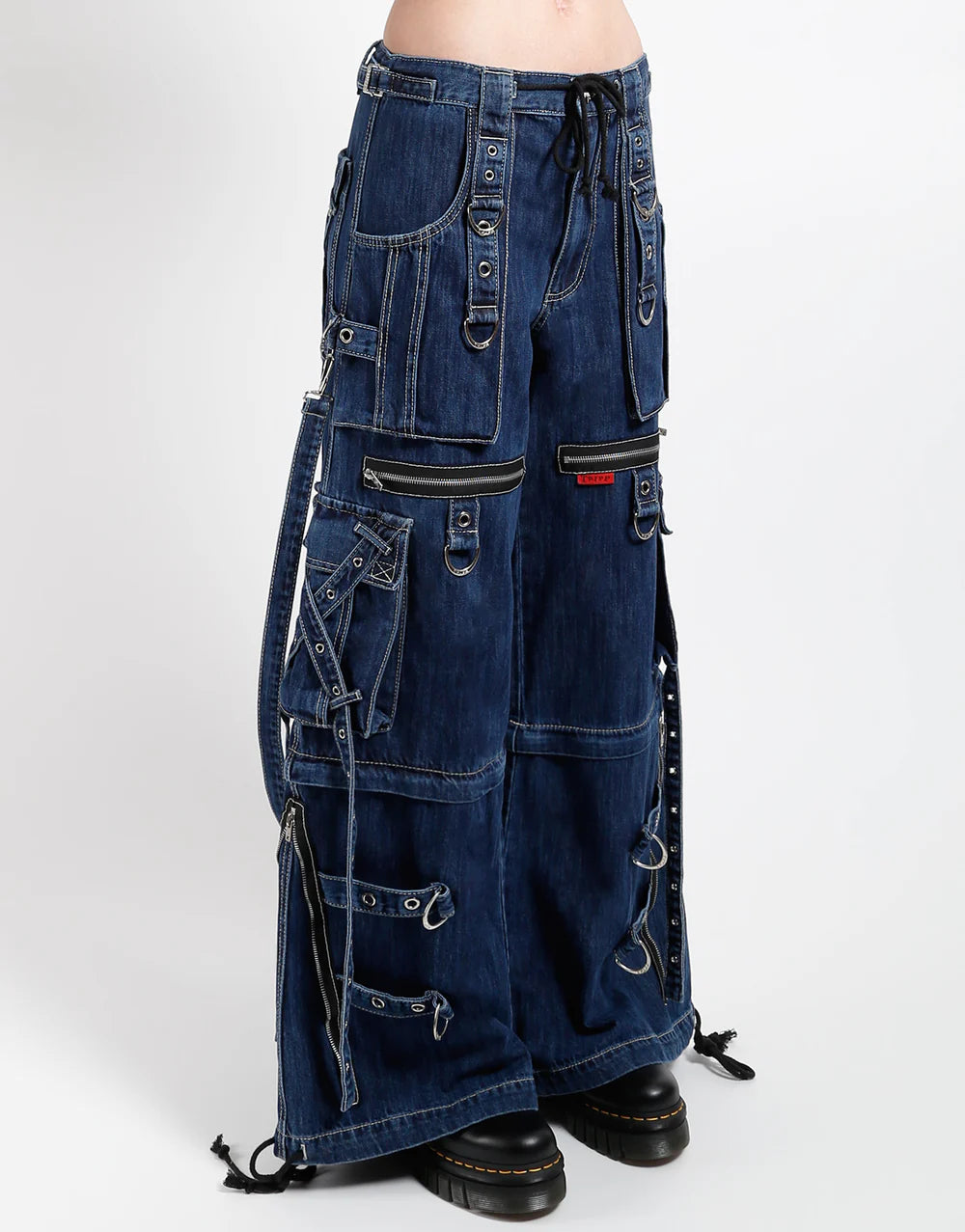 Tripp NYC X-Strap Pant - Dark Blue Denim