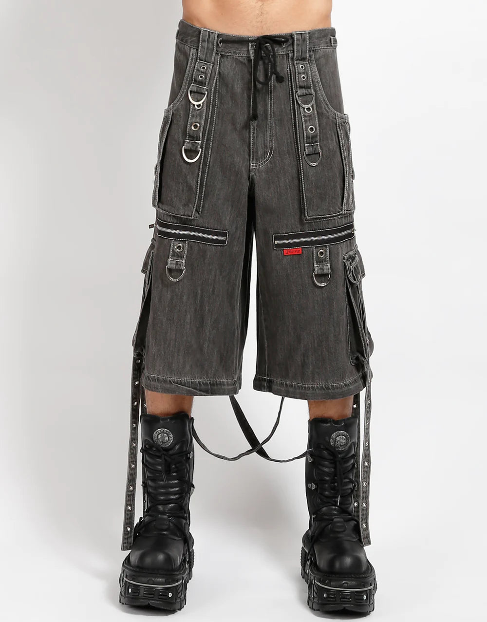 Tripp NYC X-Strap Pant Black Denim