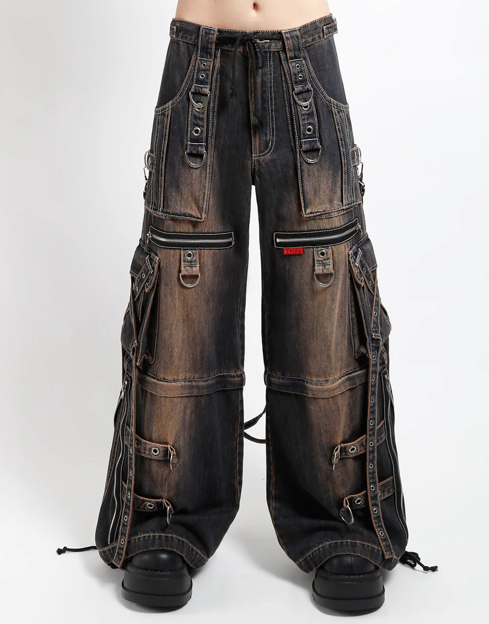 Tripp NYC X-Strap Pant Mud Wash Denim