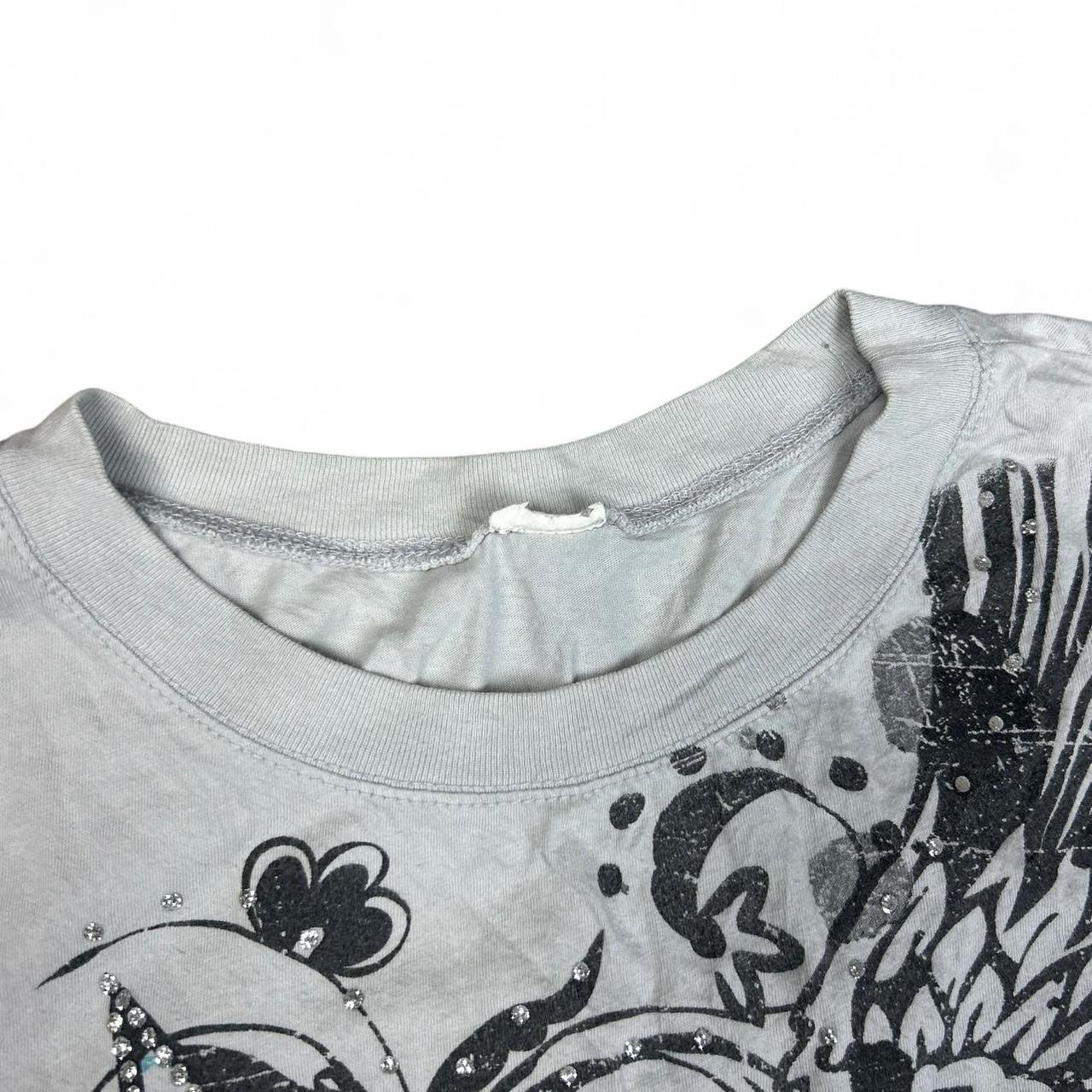 Bedazzled Grunge Wings Top
