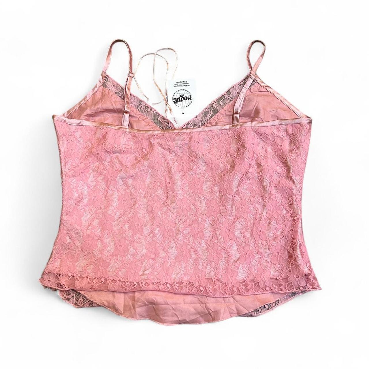 Y2K Louna Pink Babydoll Cami Lace