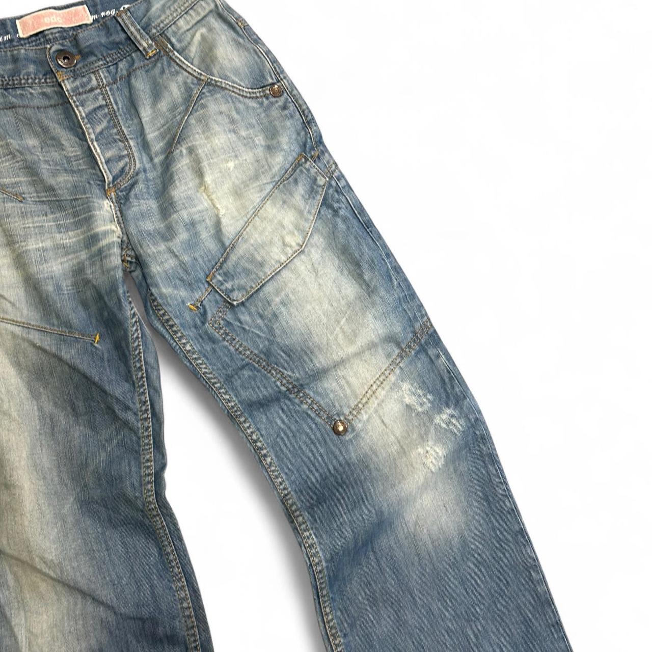 EDC Baggy Pocket Distressed Jeans