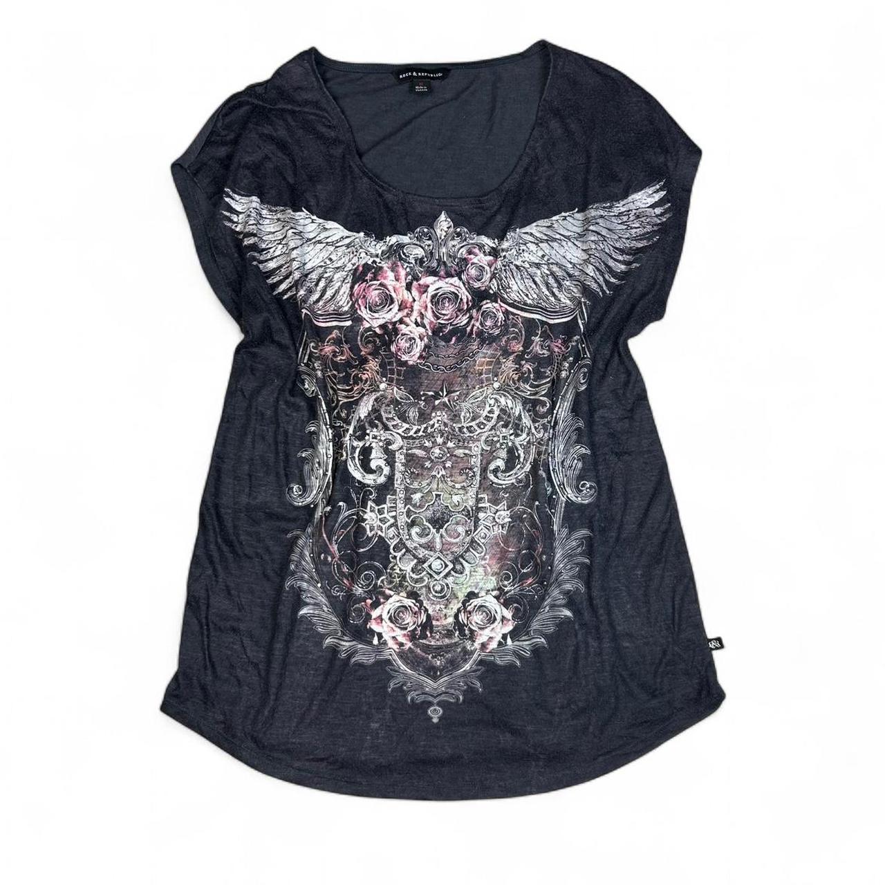 Rose and Wings Top