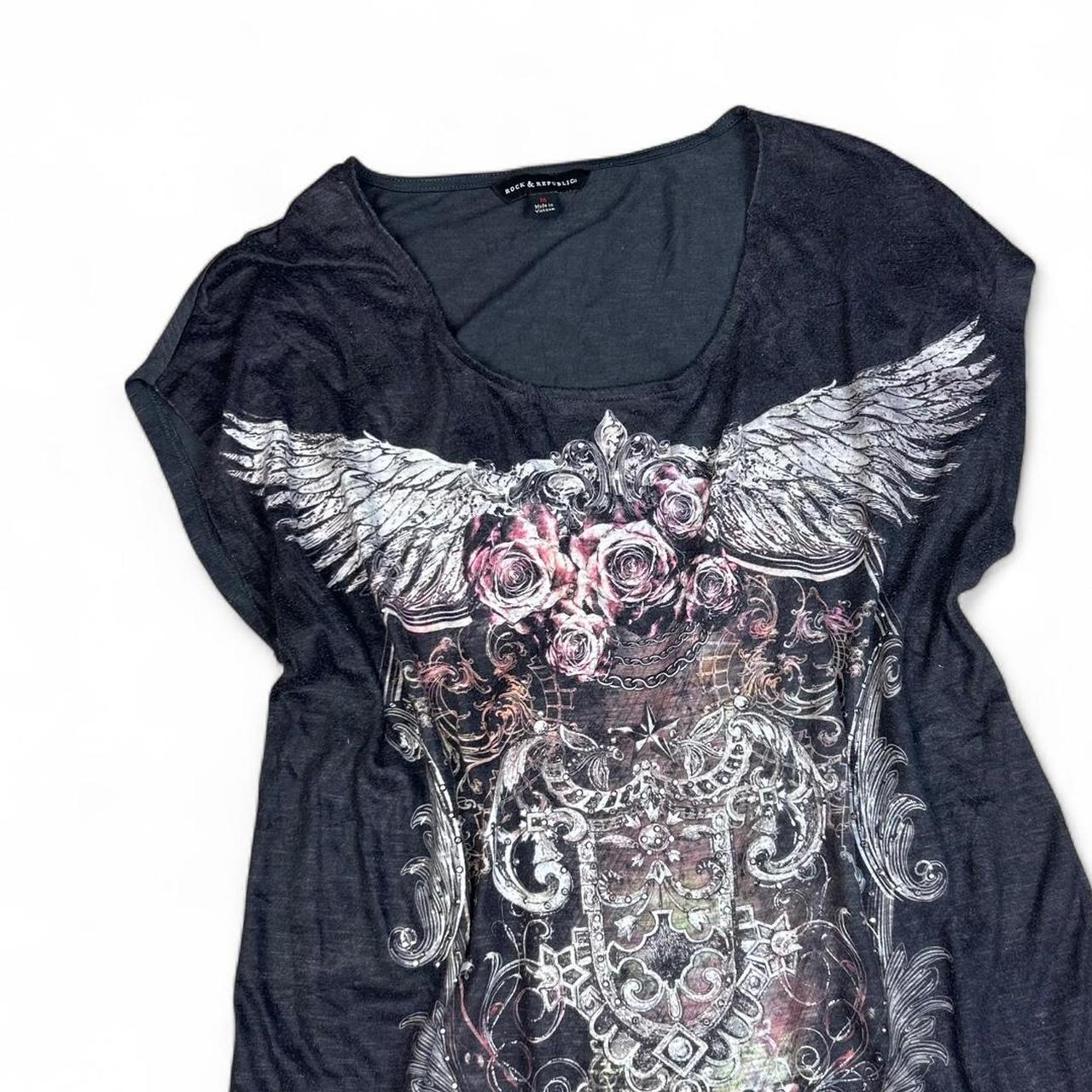 Rose and Wings Top