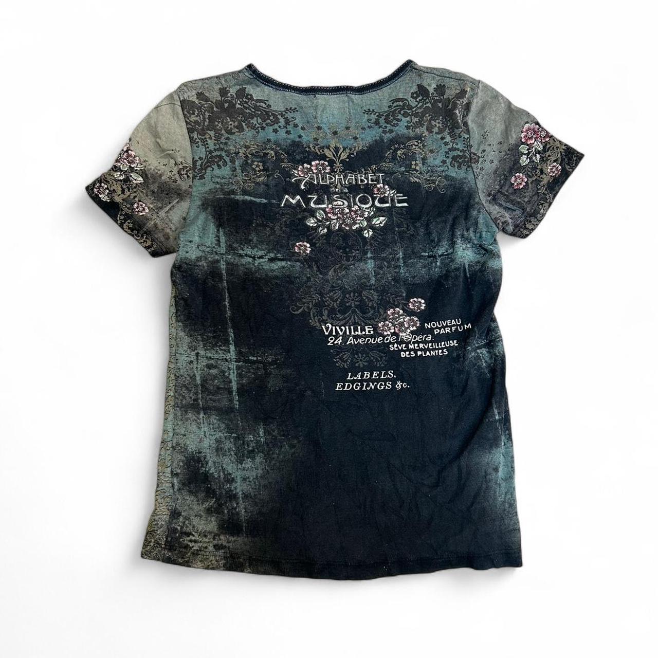 Women's Grunge Y2K Baby Tee