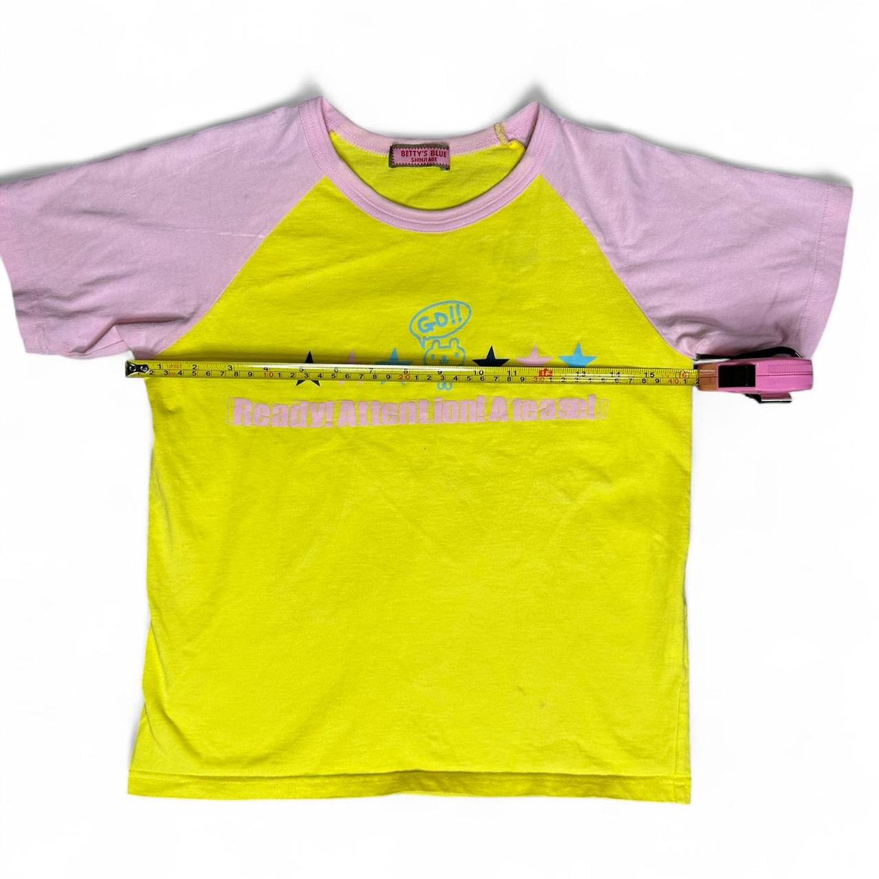 Betty’s Blue Yellow & Pink Star Baby Tee