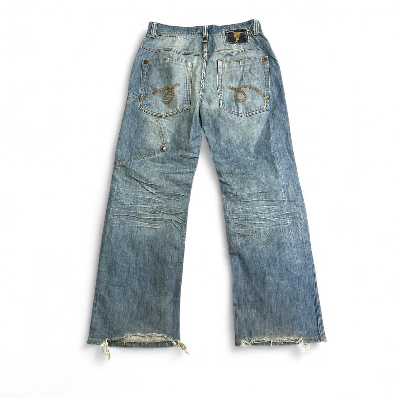 EDC Baggy Pocket Distressed Jeans