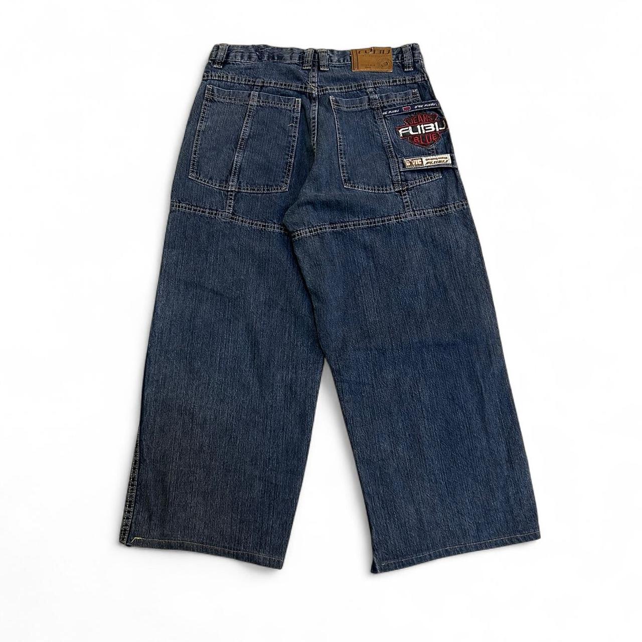 Vintage Wide Leg Fubu Y2K Grunge Jeans