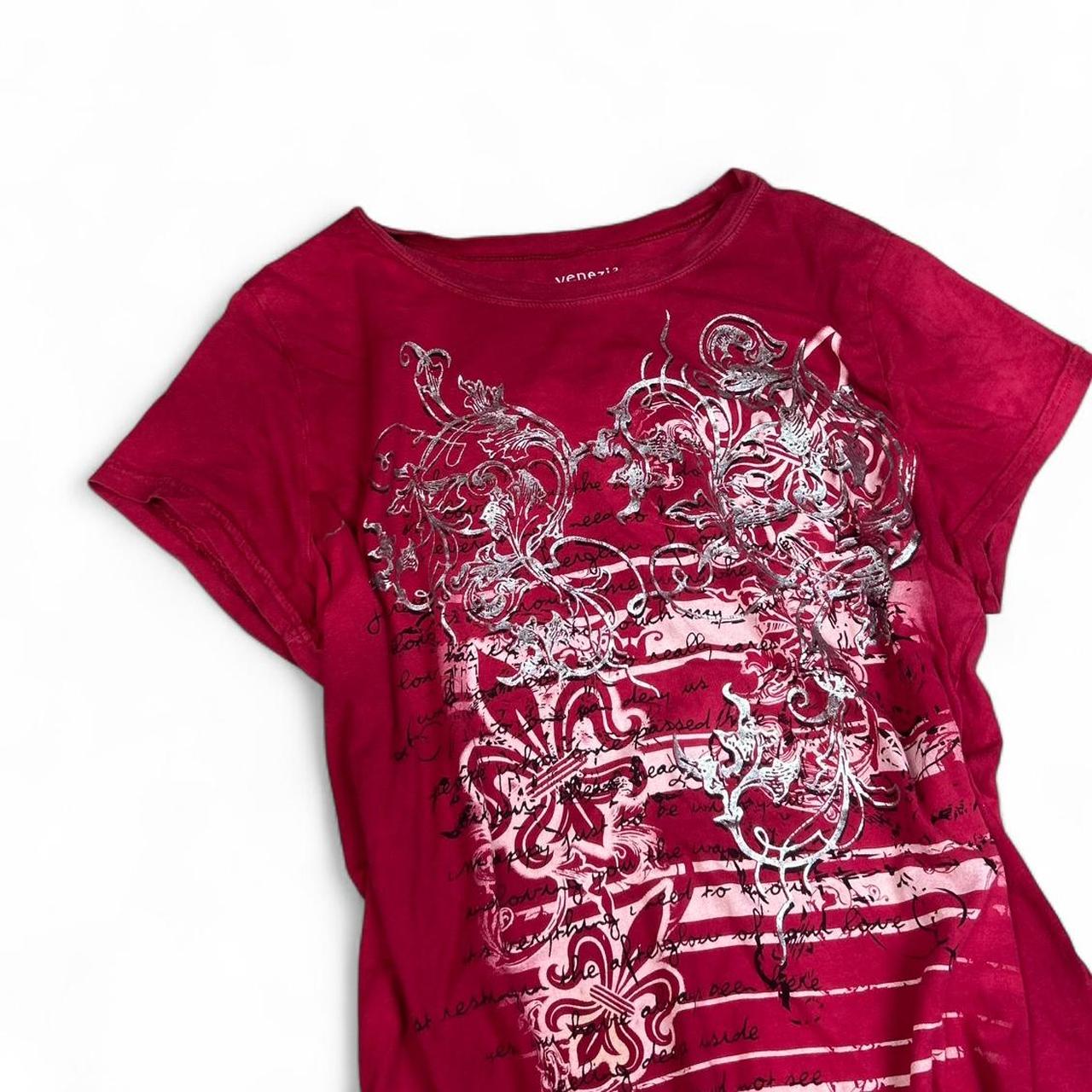 Y2K Script Winged Tee