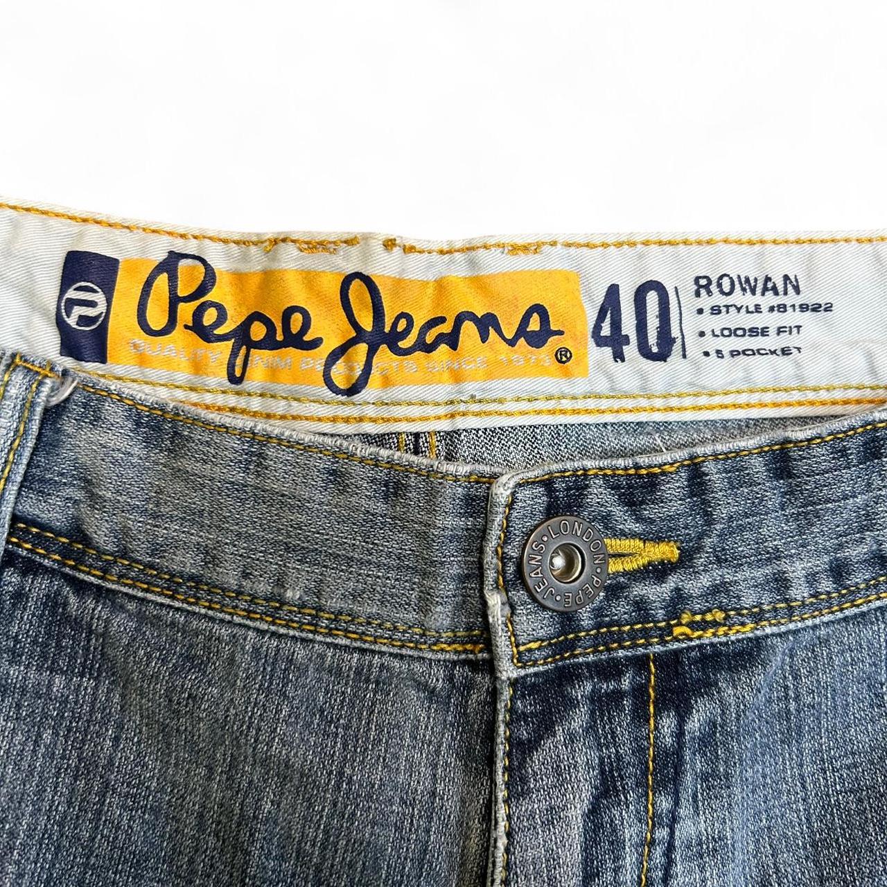 Y2K Pepe Jeans Men's Blue and Grey Shorts