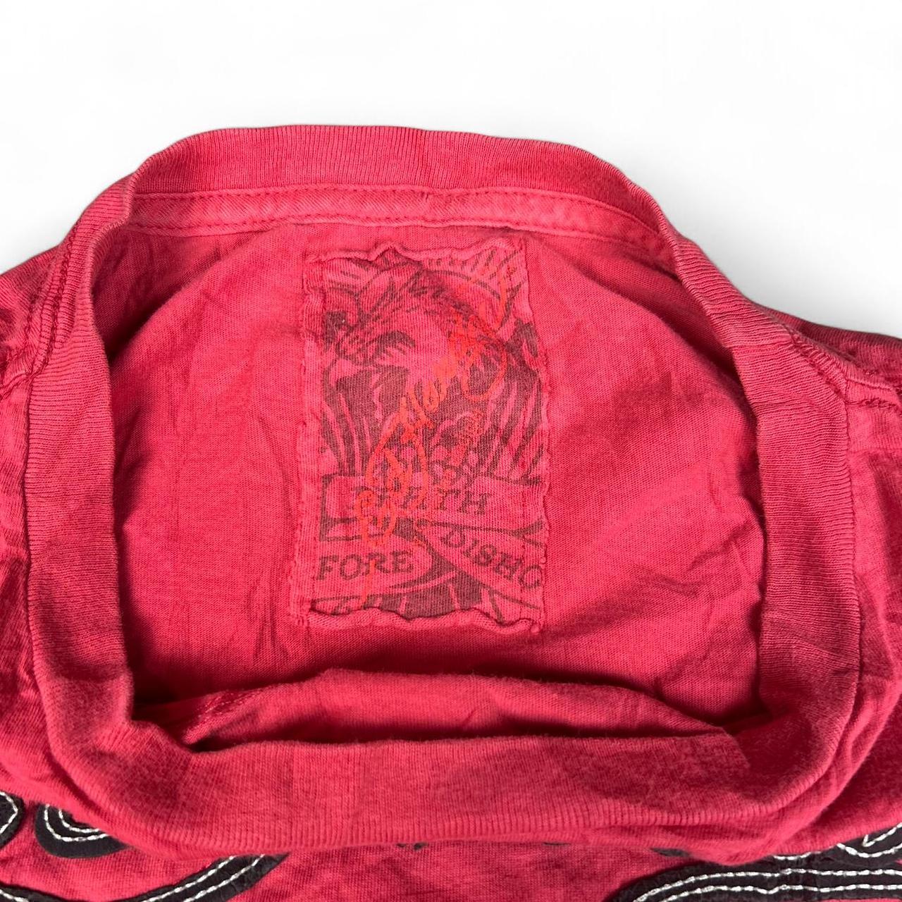 Ed Hardy Skull Pleather Tee