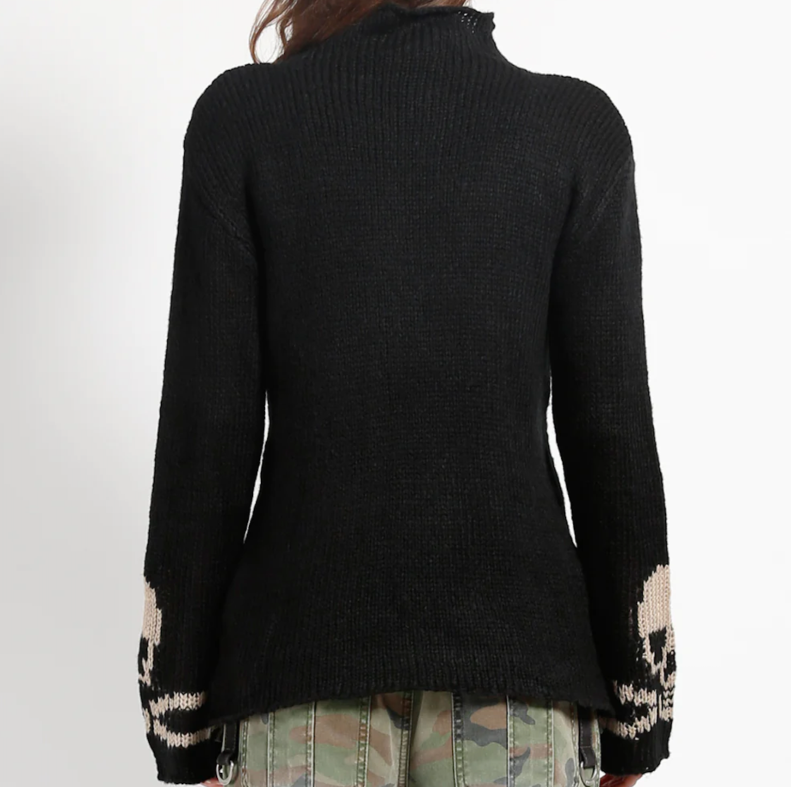 Tripp NYC Skull Sweater Ivory Skull - Rogue