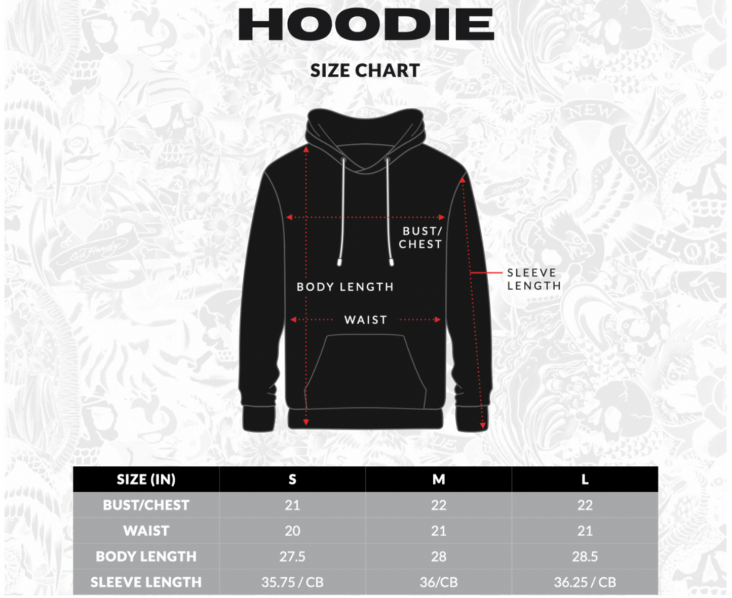 Ed Hardy Exploding Skull Pullover Hoodie