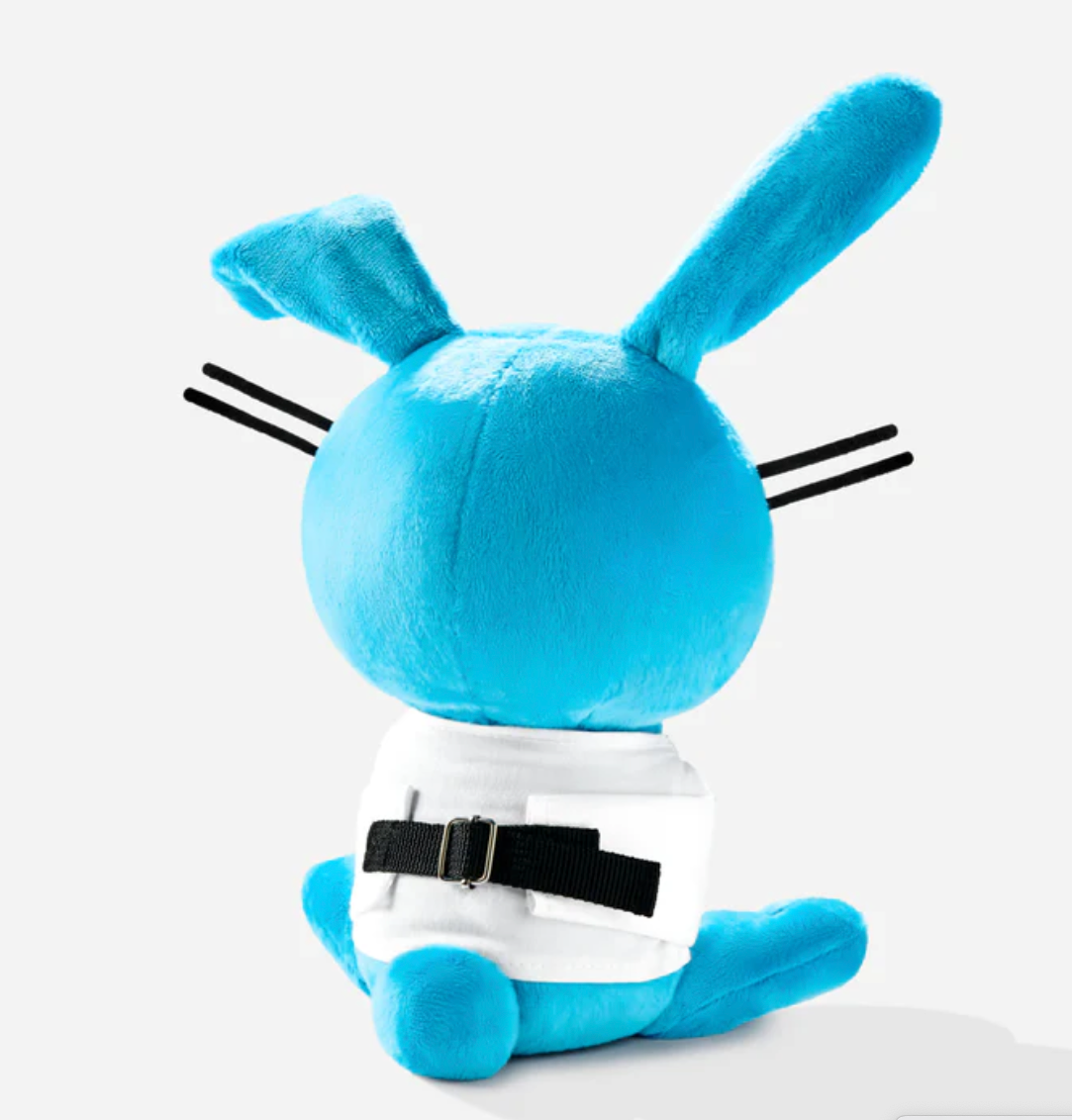 Happy Bunny Plushie Straightjacket
