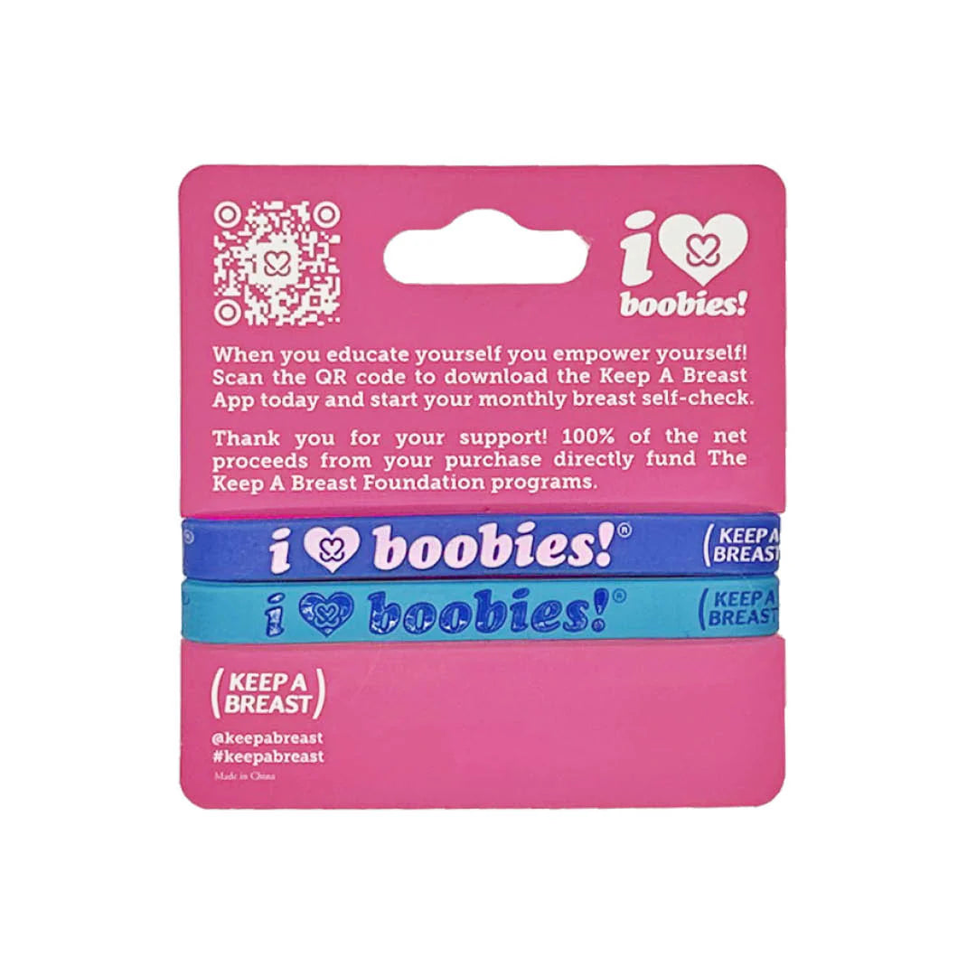 I LOVE BOOBIES! BLUE DREAM BRACELET PACK