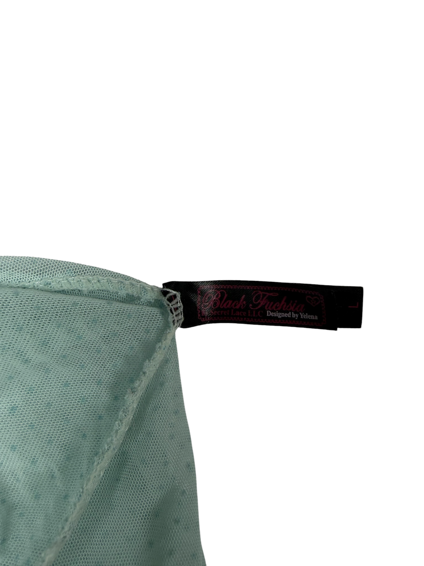 Black Fuchsia Baby Blue Slip Top