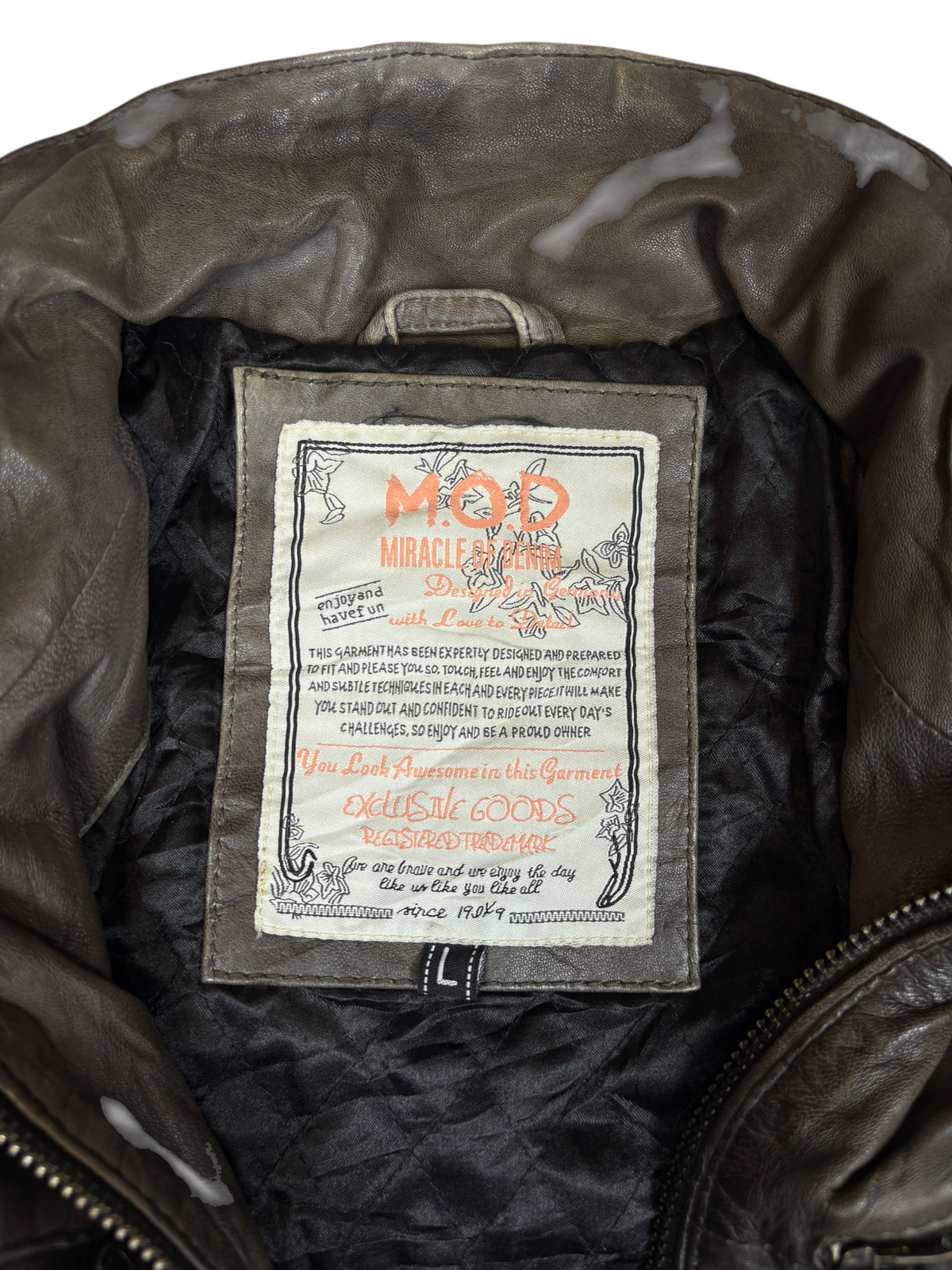 Y2K Biker Leather Jacket