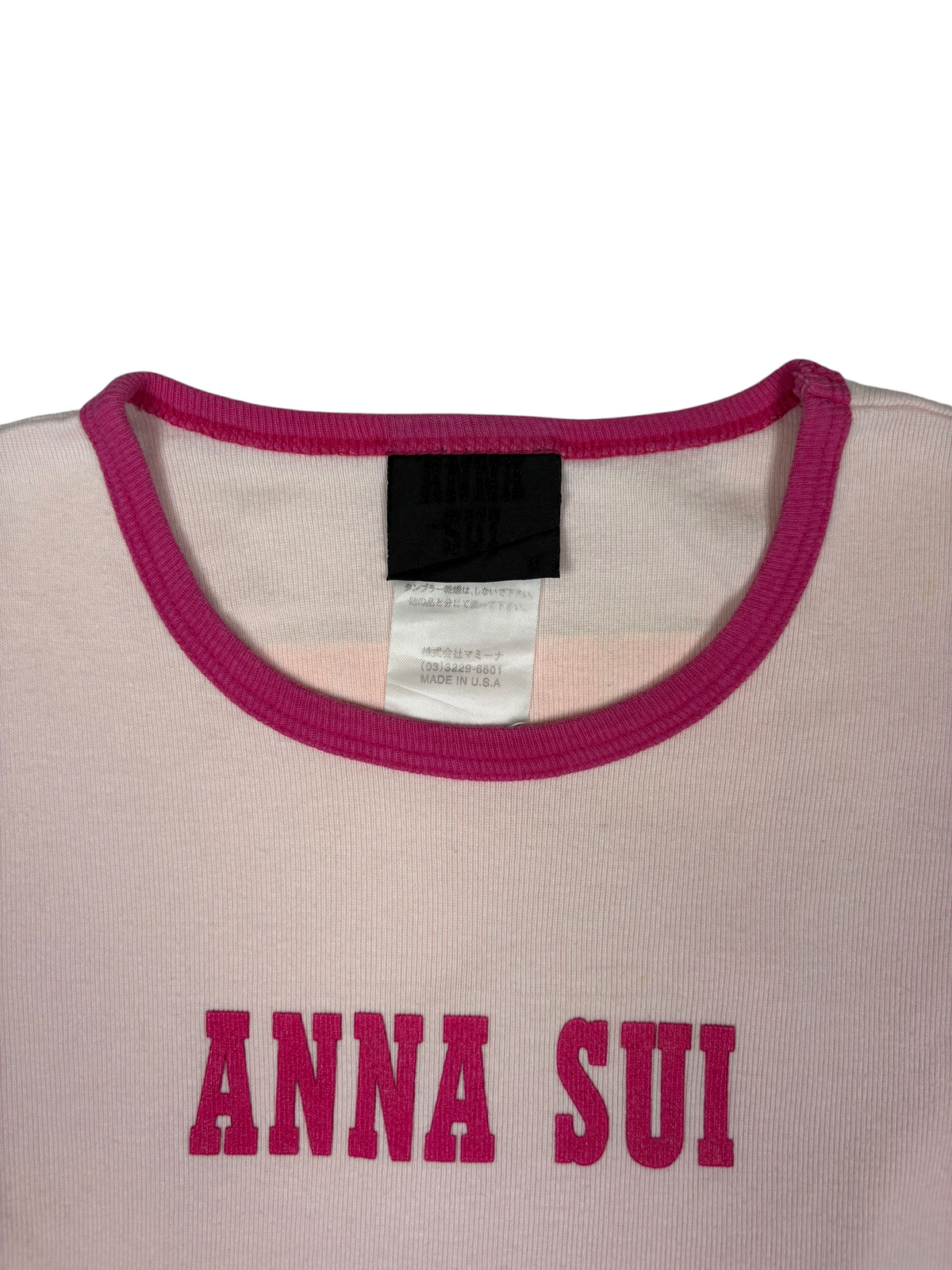 Anna Sui Raglan Graphic Tee