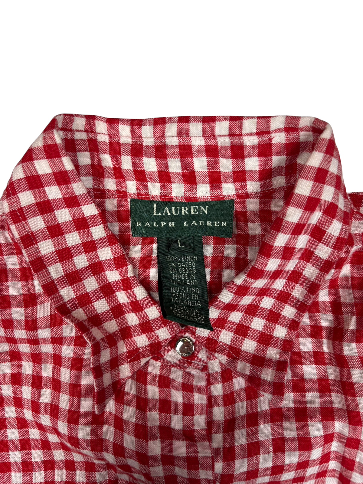 Ralph Lauren Linen Gingham Polo