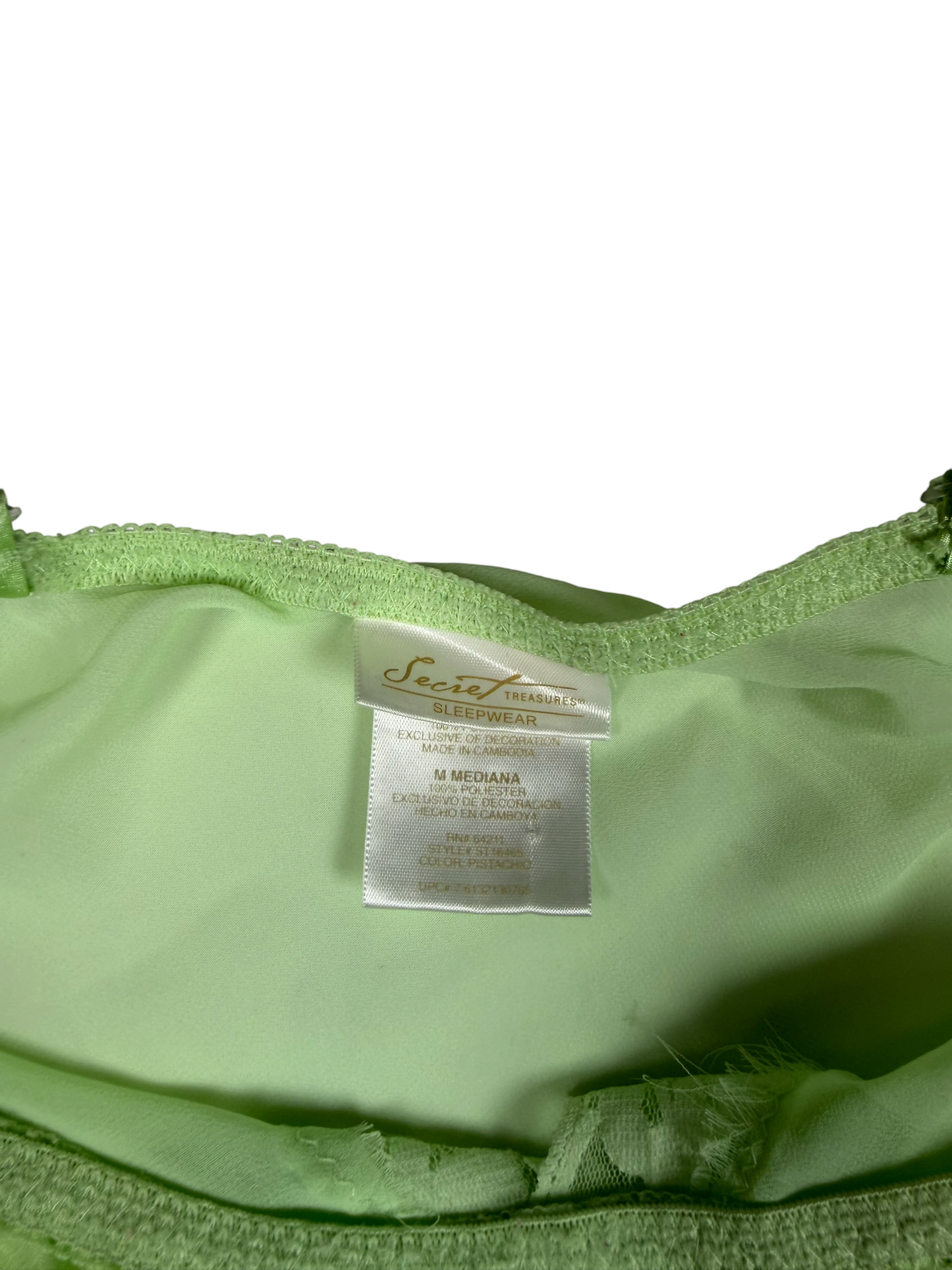 Secret Treasure Green Floral Slip