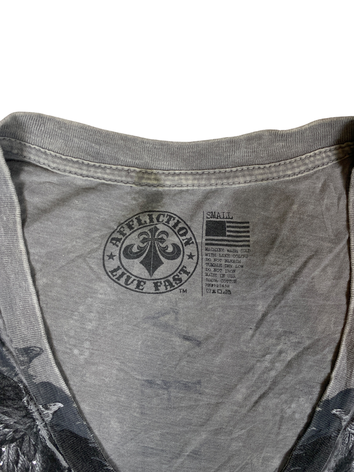 Vintage Affliction Wings Graphic Tee