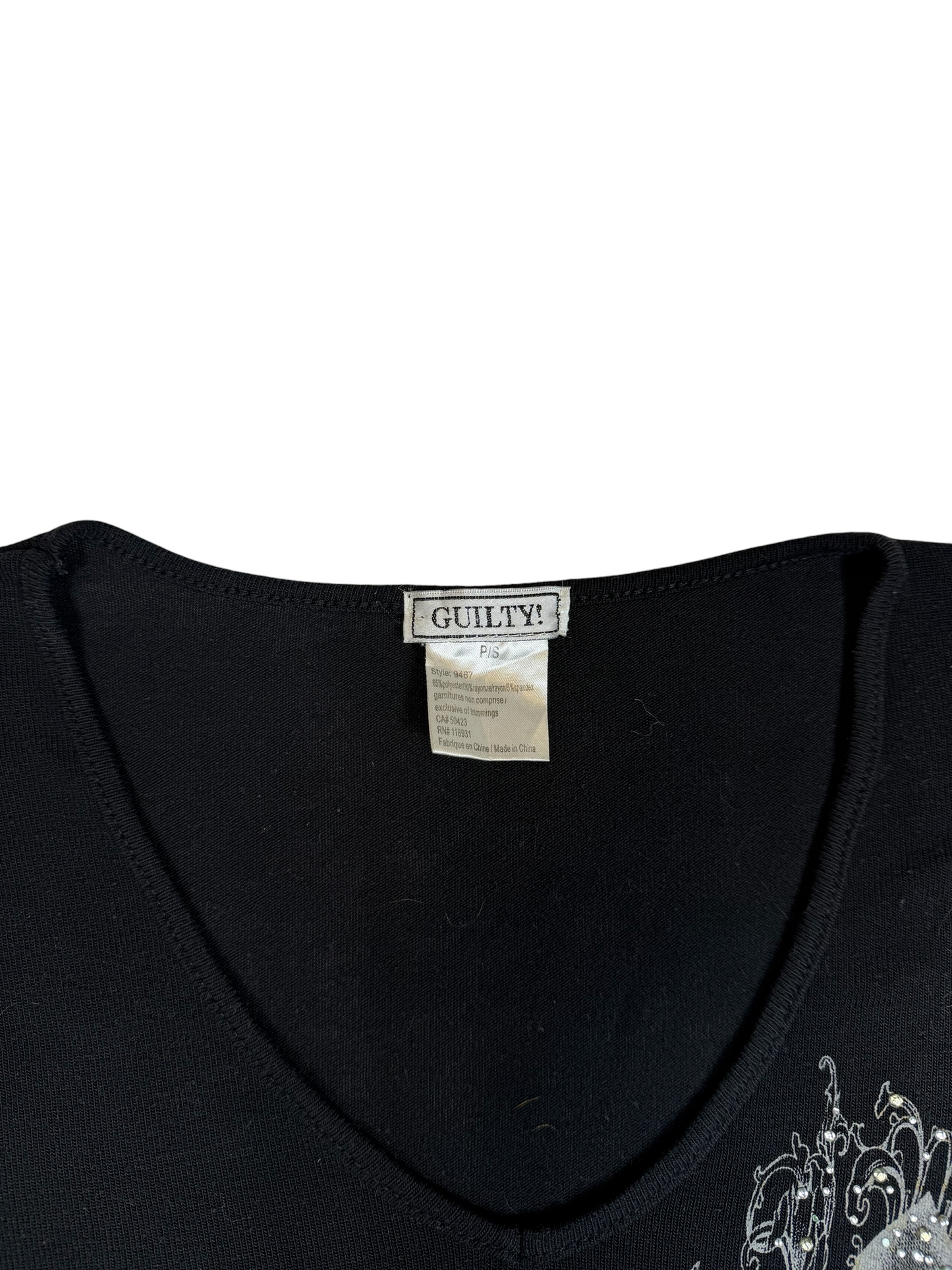 Guilty! Black Graphic Tshirt Dress