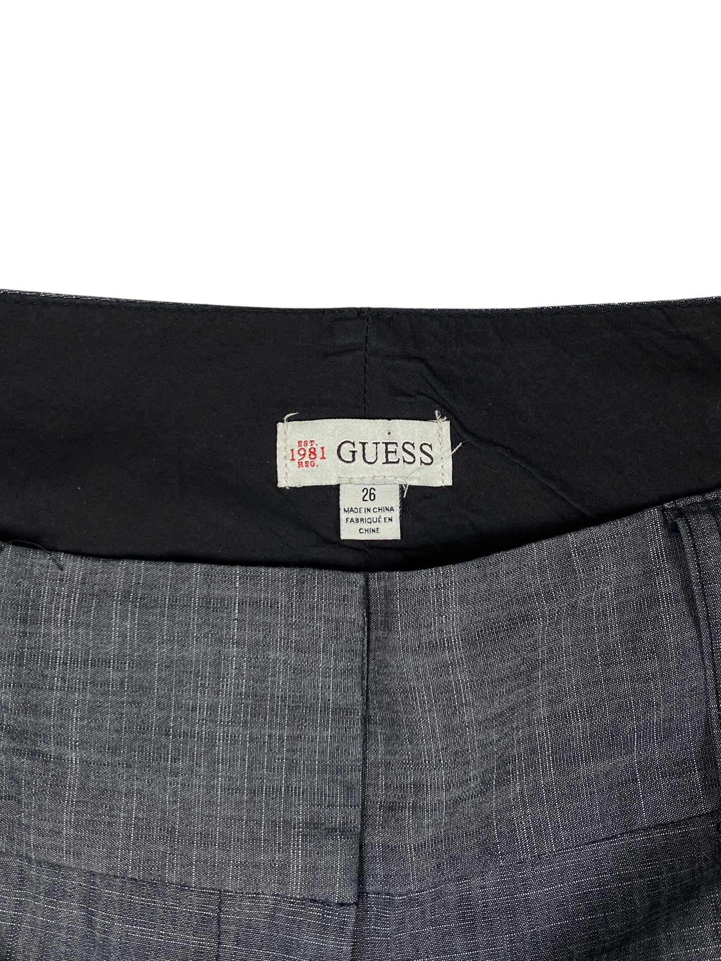 Guess Cuffed Hem Skirt