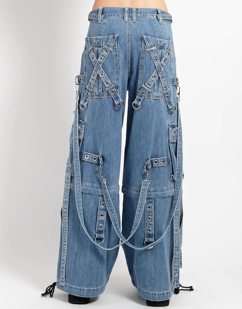 Tripp NYC X-Strap Pant Light Blue Denim