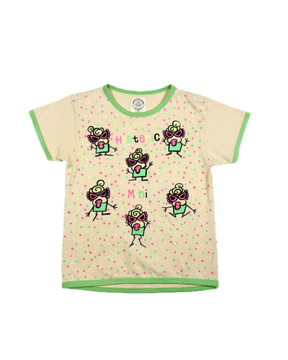 Hysteric Mini Puff Print Neon Baby Tee