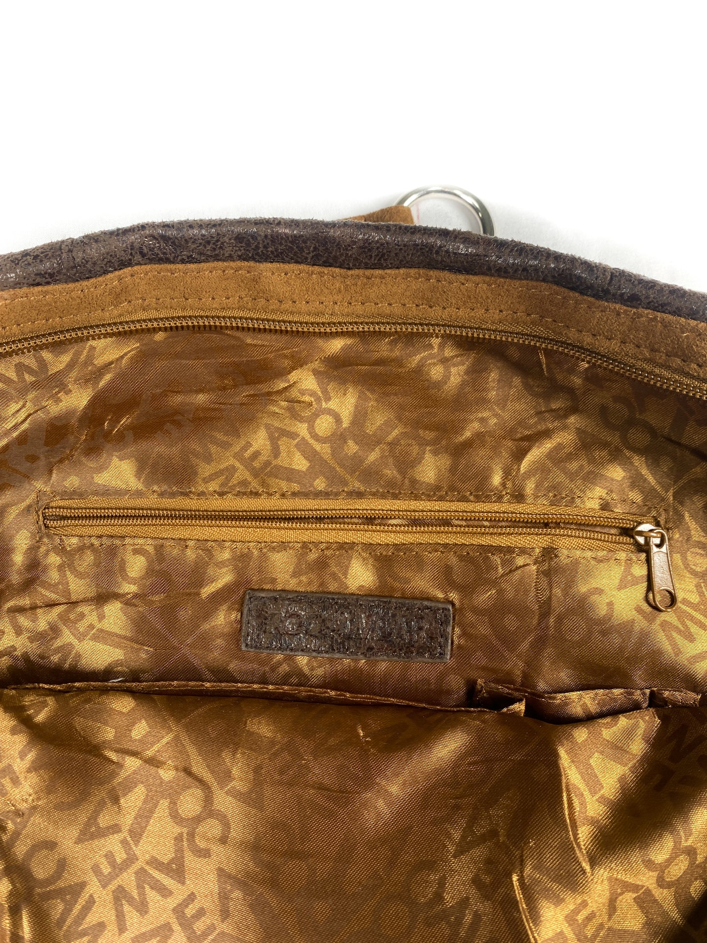 Rocawear Brown Studded Fur Purse