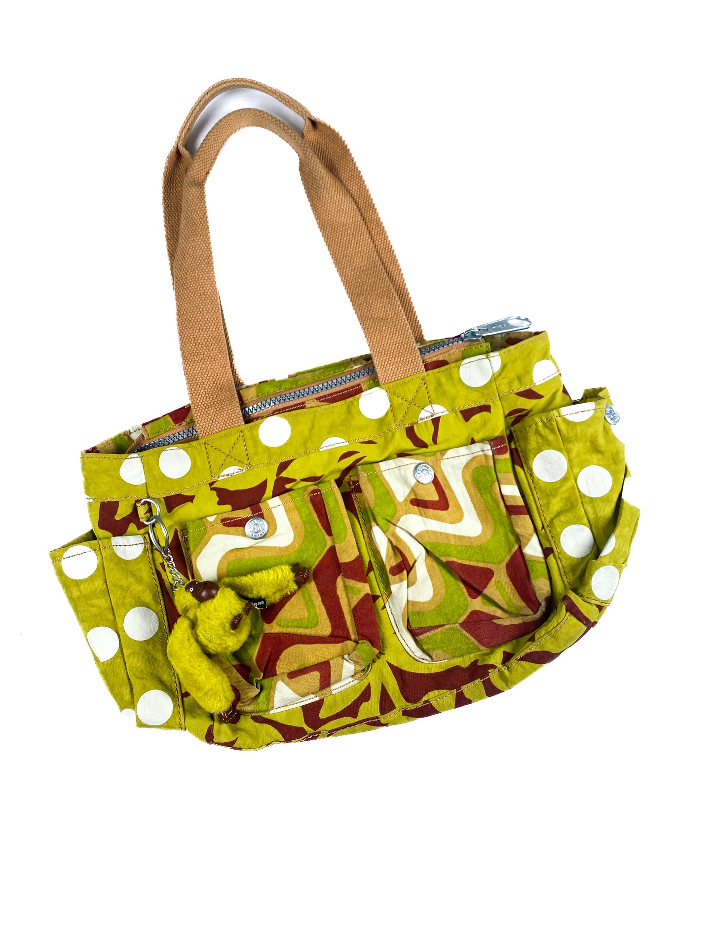 Kiplin Polkadot Purse with Monkey Accessory