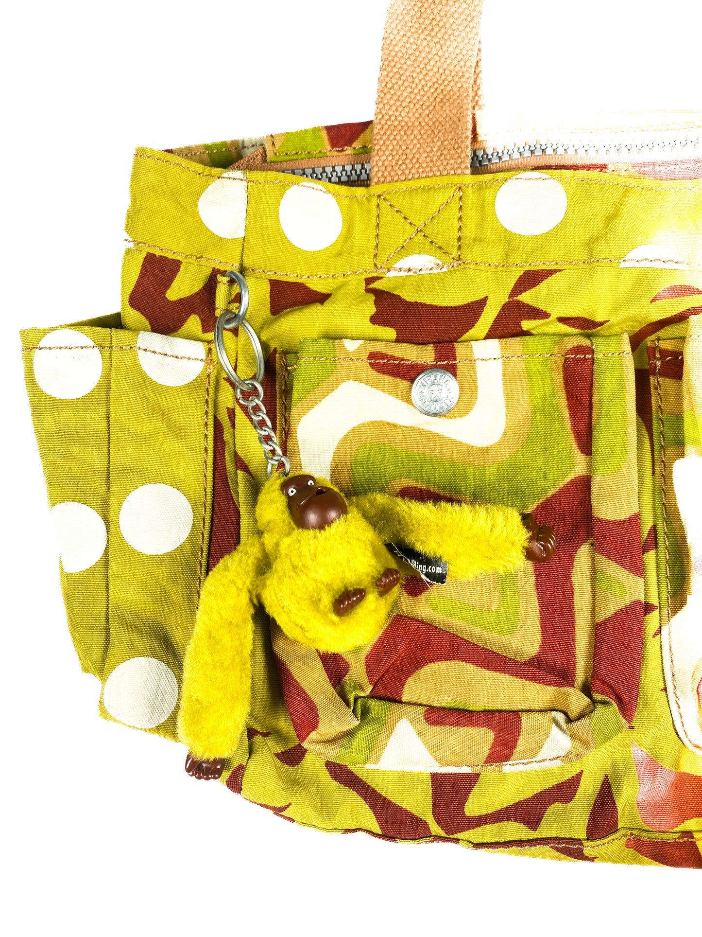 Kiplin Polkadot Purse with Monkey Accessory