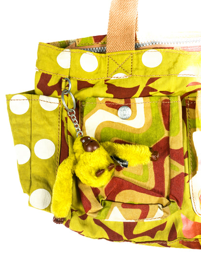Kiplin Polkadot Purse with Monkey Accessory