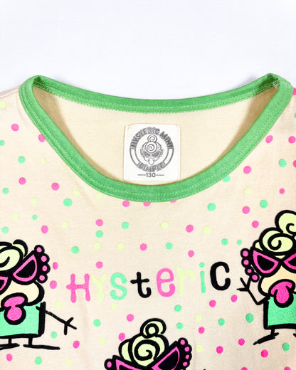 Hysteric Mini Puff Print Neon Baby Tee