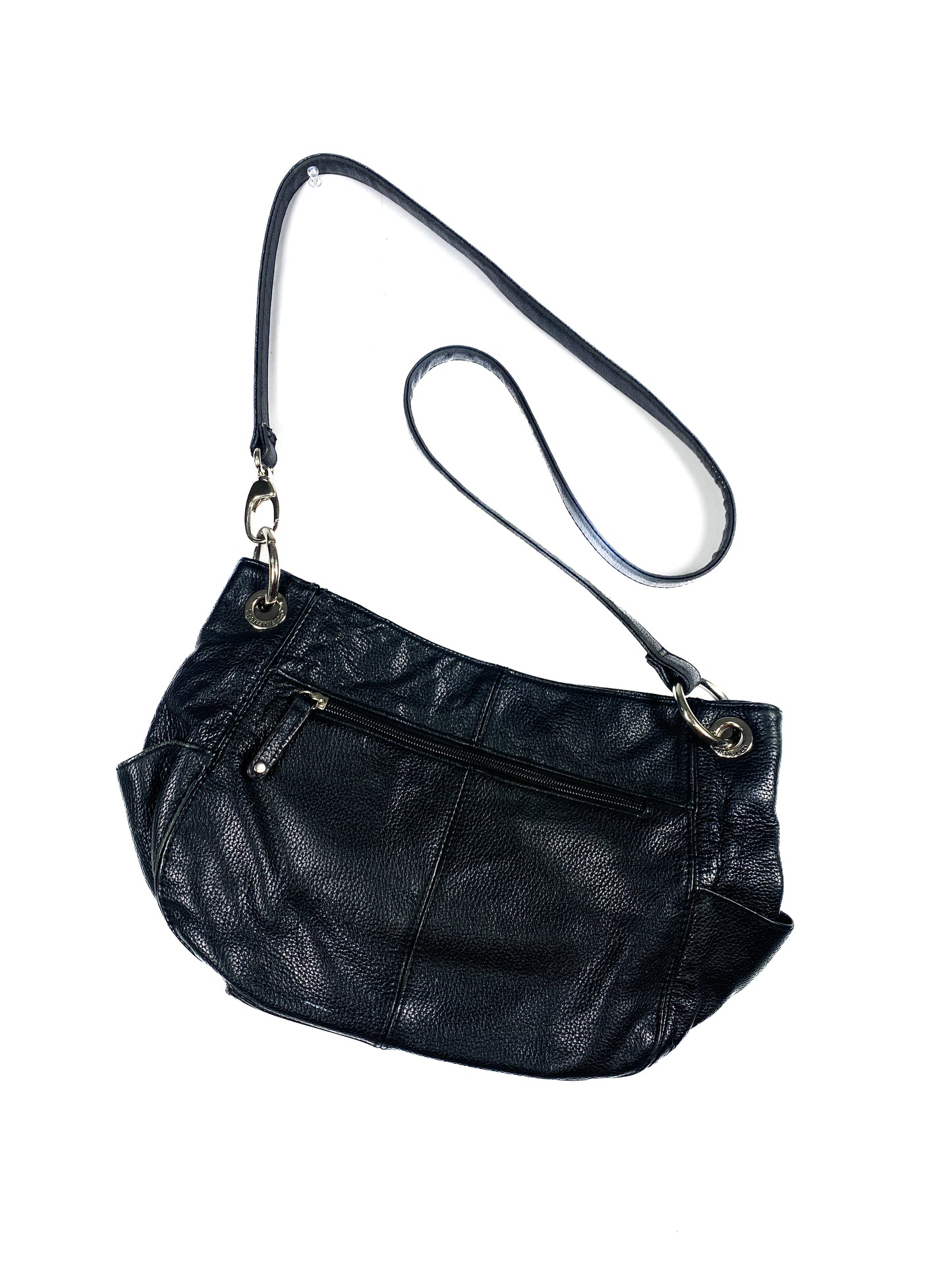 Italian Black Leather Purse